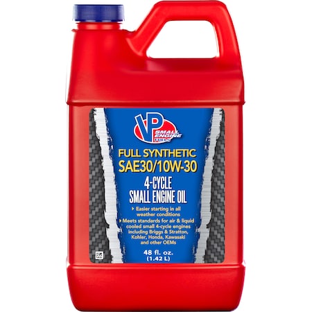 Vp Racing Fuels VP Full Synthetic Smalll Engine Oil SAE 30/10W30 48oz 2929